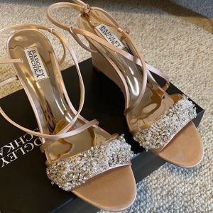 Badgley mischa blush heels-size 10